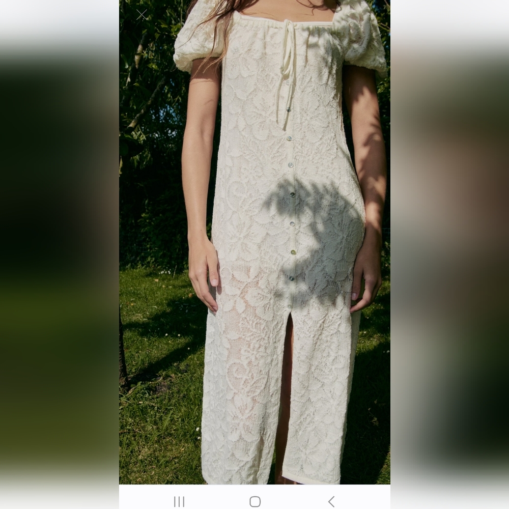 New Zara jaquard knit dress